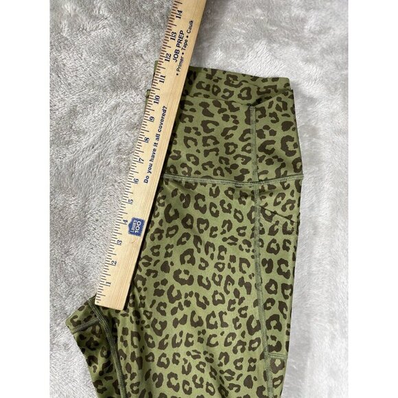 GapFit Sculpt Revolution High-Waisted Leopard Print Leggings - Size Large - Picture 9 of 12